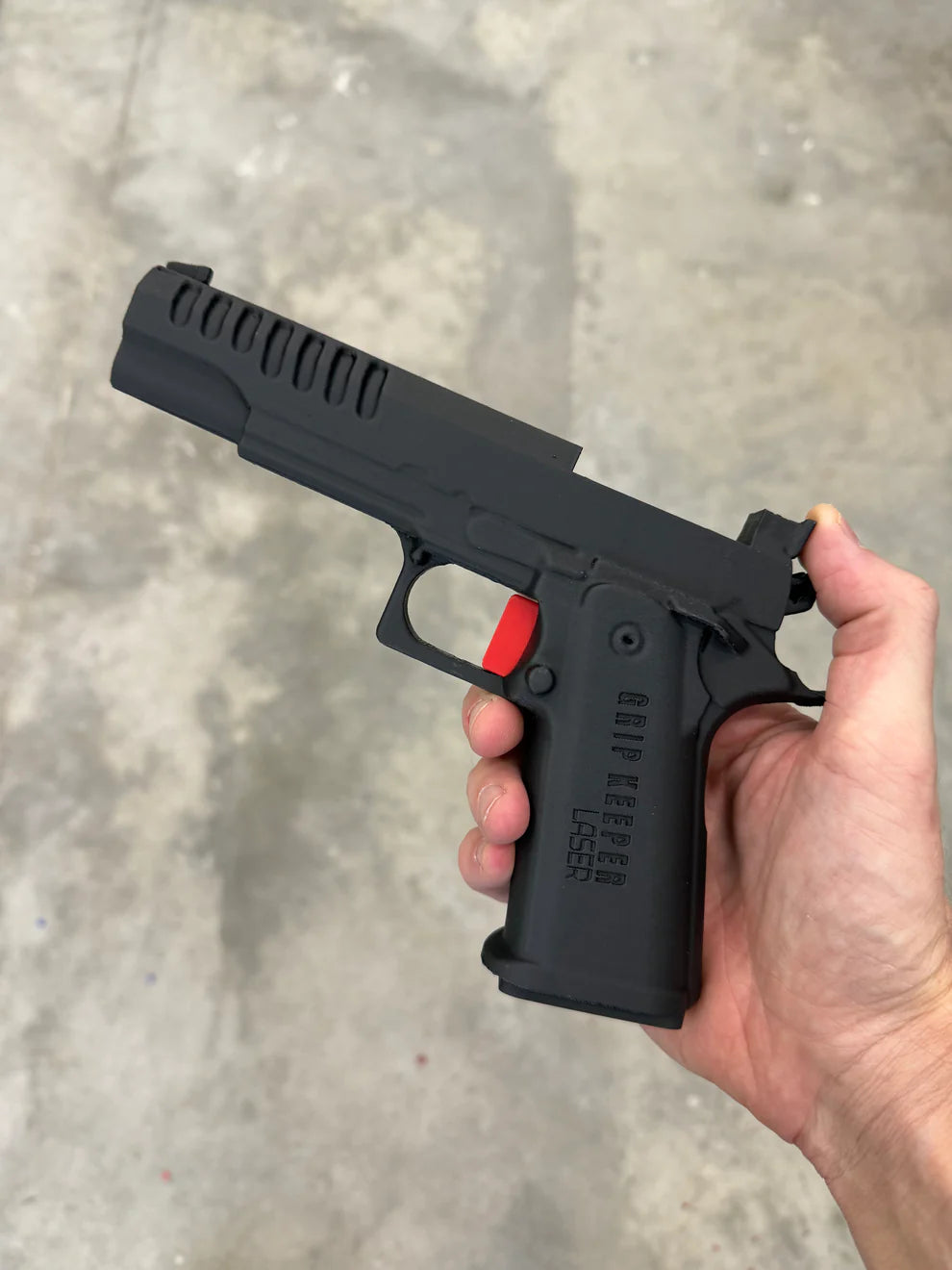 Grip Keeper Laser Trainer – Trigger-Activated Laser Training Pistol ...