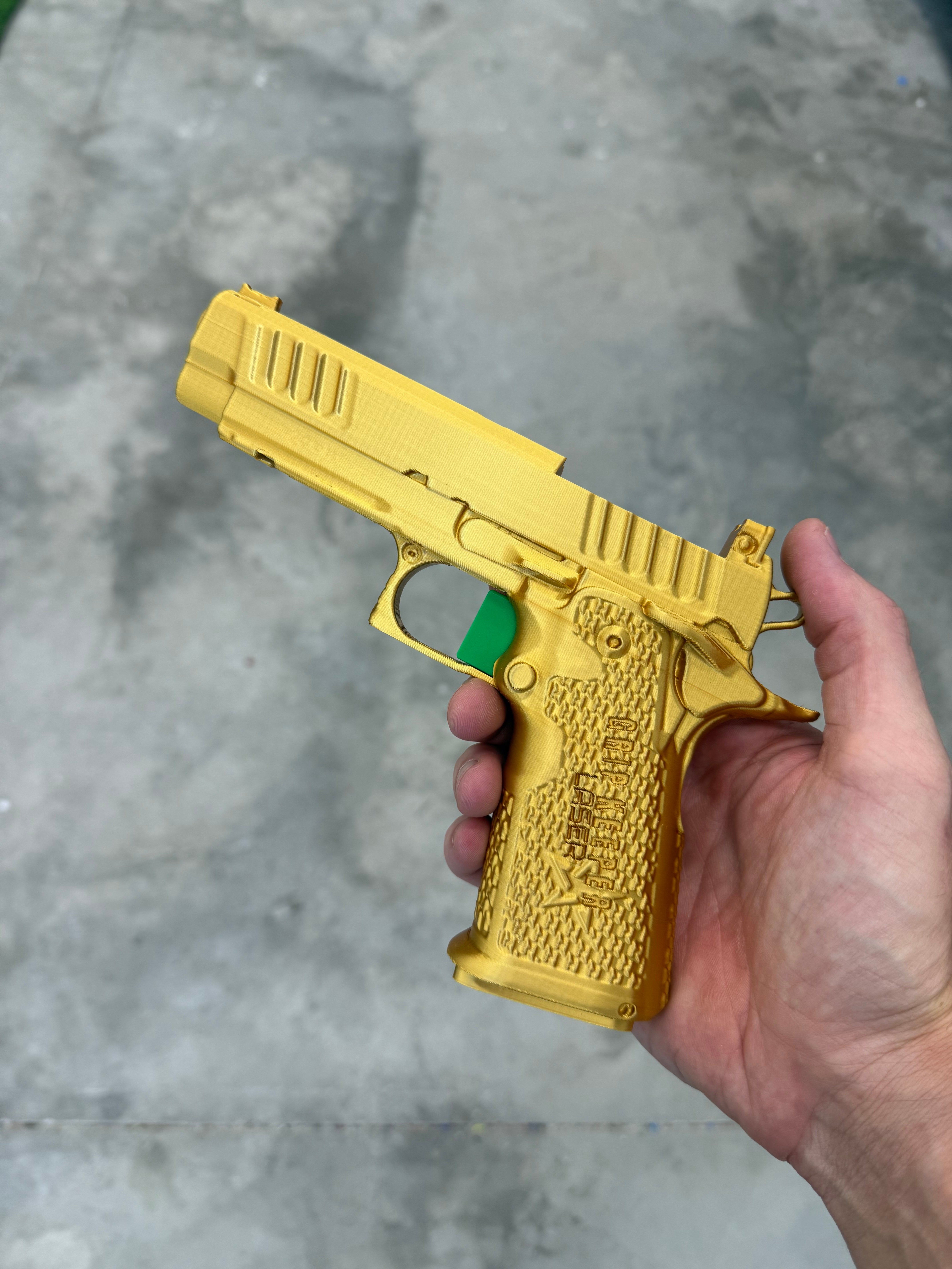 Grip Keeper Laser Trainer – Trigger-Activated Laser Training Pistol