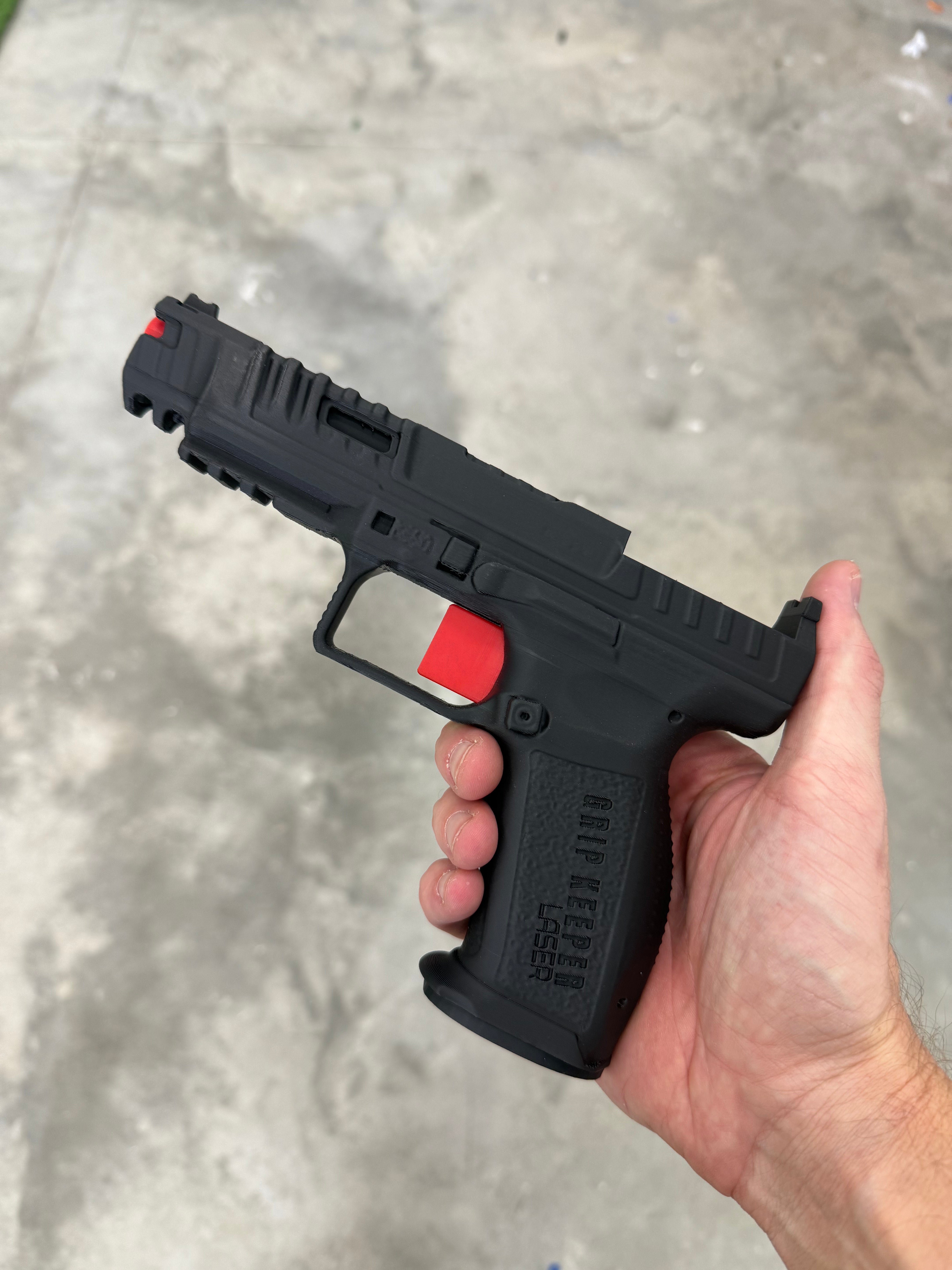 Grip Keeper Laser Trainer – Trigger-Activated Laser Training Pistol ...