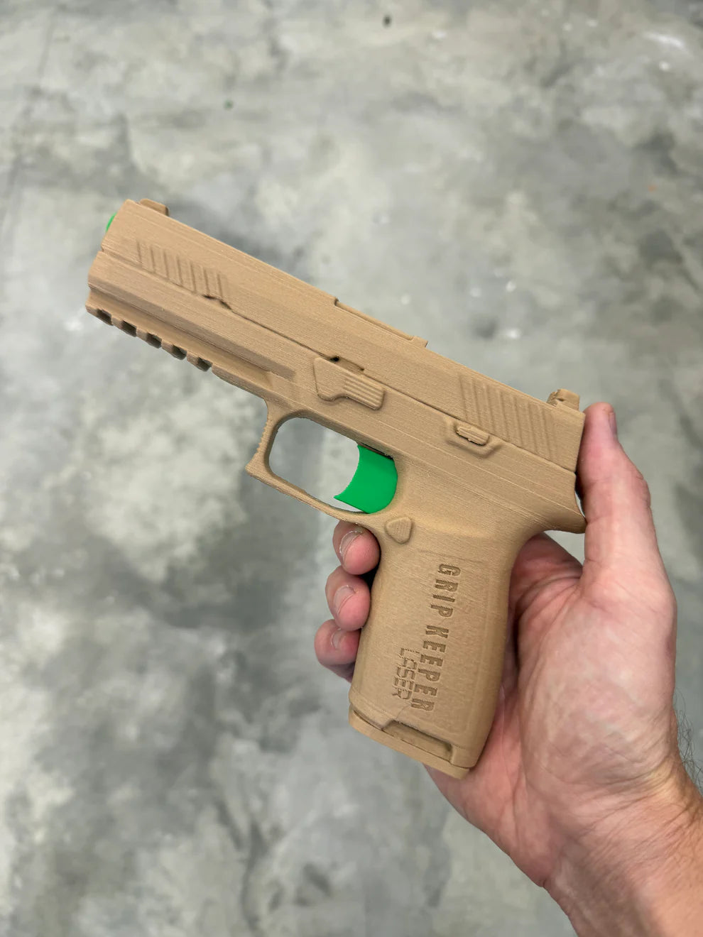Grip Keeper Laser Trainer – Trigger-Activated Laser Training Pistol ...