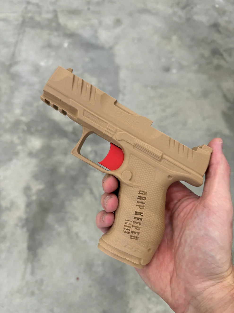 Grip Keeper Laser Trainer – Trigger-Activated Laser Training Pistol ...