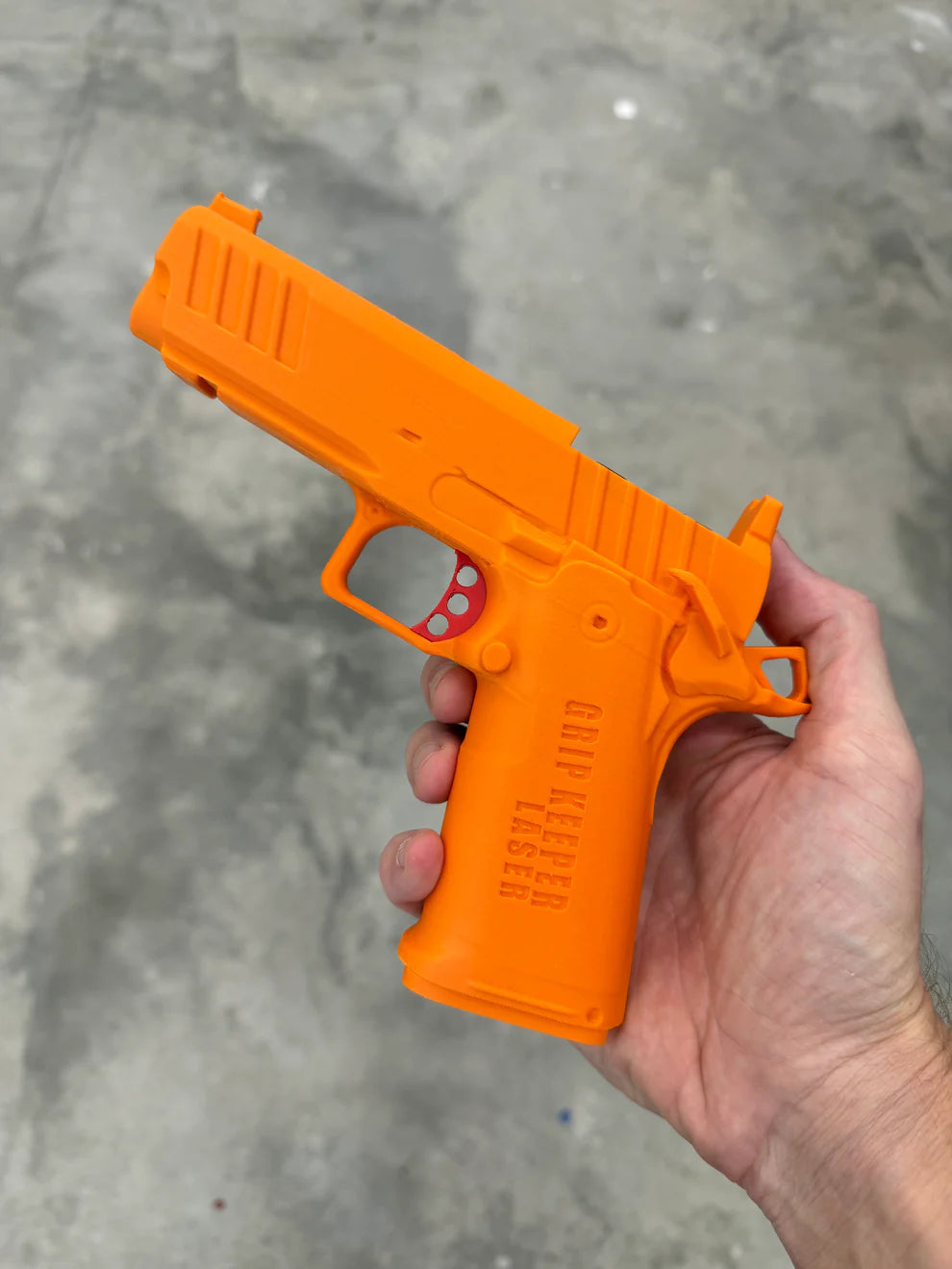Grip Keeper Laser Trainer – Trigger-Activated Laser Training Pistol ...