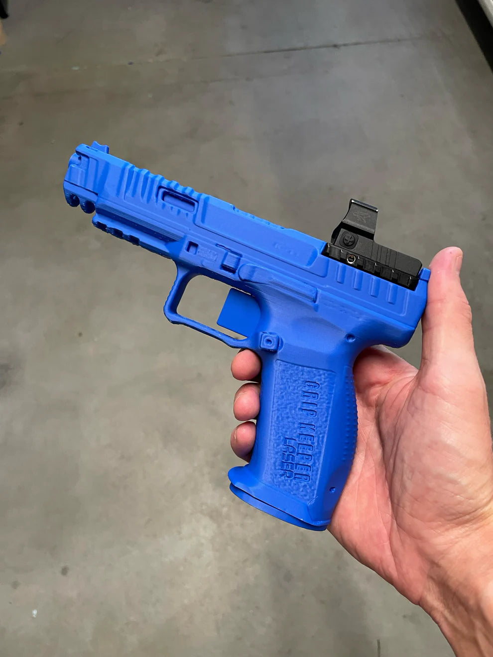 Grip Keeper Laser Trainer – Trigger-Activated Laser Training Pistol