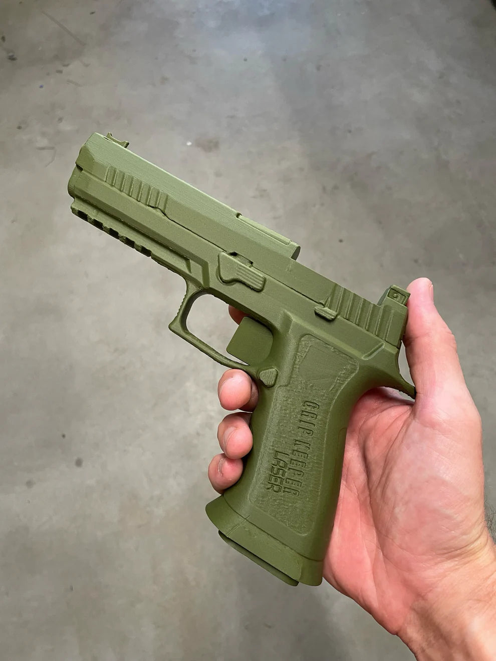 Grip Keeper Laser Trainer – Trigger-Activated Laser Training Pistol ...