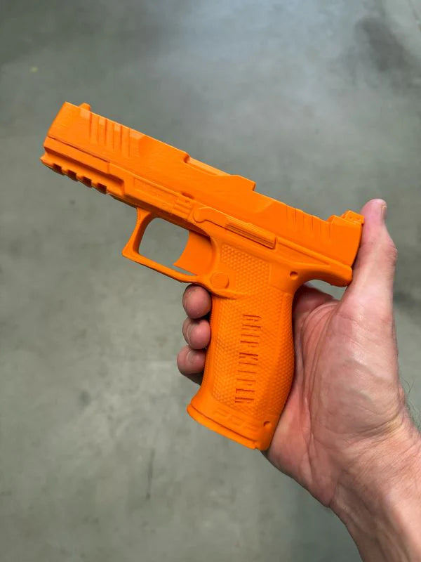 Laser trainer aimed at targets